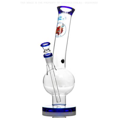 blue glass agung bong with glass stem and cone