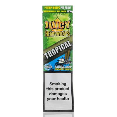 Juicy Jay's Hemp Wraps 2pk Tropical