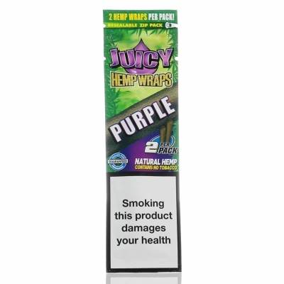 Juicy Jay's Hemp Wraps 2pk Purple