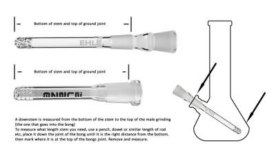 Agung Bongs Mini Gripper Frosted With Chamber 24cm