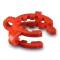 Keck Clip 14mm Red