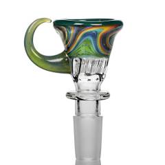 Glass by Slick 7-Hole Horn Cone 14mm