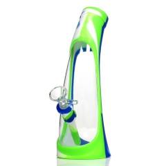 Ozbongs Silicone Glass Premium Bender Blue/White/Green
