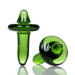 Ozbongs Coloured Glass Carb Cap Green