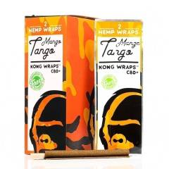 Kong Organic CBD Hemp Wraps 2pk Mango Tango