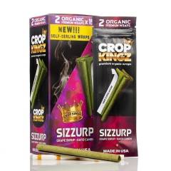 Crop Kingz Premium Organic Hemp Wraps 2pk Sizzurp