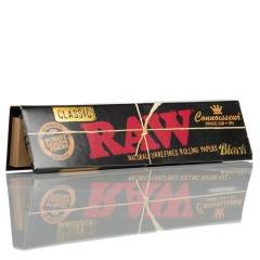 RAW Black Connoisseur King Size Slim With Tips