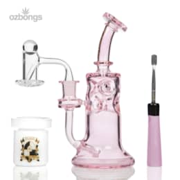 Phoenix Dab Rig Gift Box Kit 18cm Pink