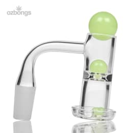 OzBongs Terp Slurper Quartz Banger Set Glow 14m 90°