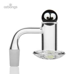 OzBongs Quartz Blender Banger Set Eyes Black 14mm