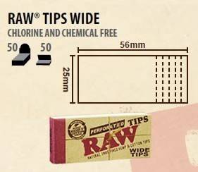 RAW Wide Extra Large Tips