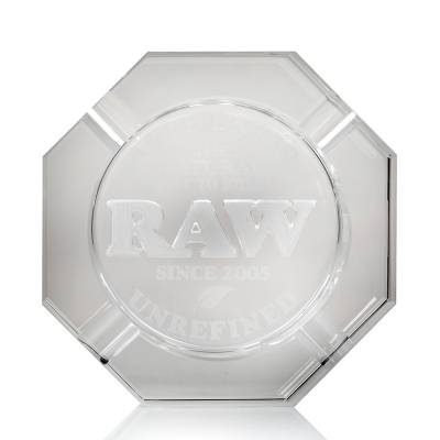 RAW Lead-Free Crystal Glass Ashtray