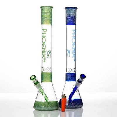 Phoenix XL N19 Glass Beaker Bong Blue