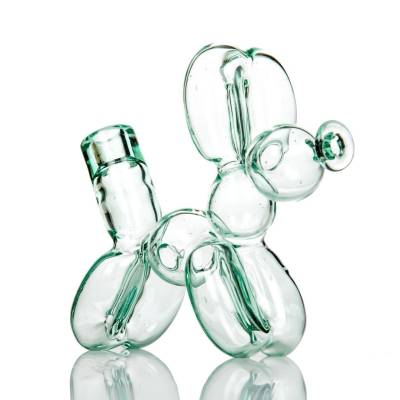 Blitzkriega Glass Balloon Dog 15.5cm Green