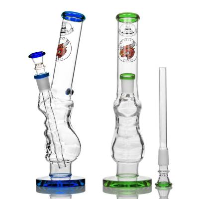 blue and green gripper style bong from ozbongs
