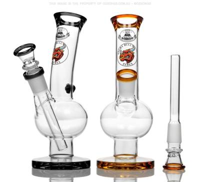 cheap glass on glass bongs with coloured accents