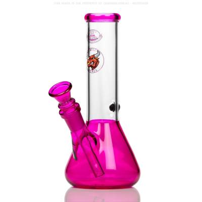 small sized pink glass bong from ozbongs