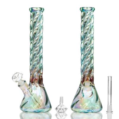 Chromatic twist glass beaker bongs Australia.