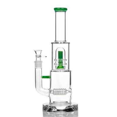 OzBongs Inline to UFO Heavy Tube 34cm Green