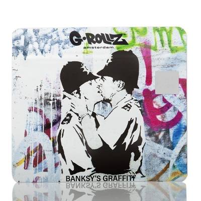 G-Rollz 10pk Smell Proof Bags 80mm x 90mm Banksy's Cop On Cop