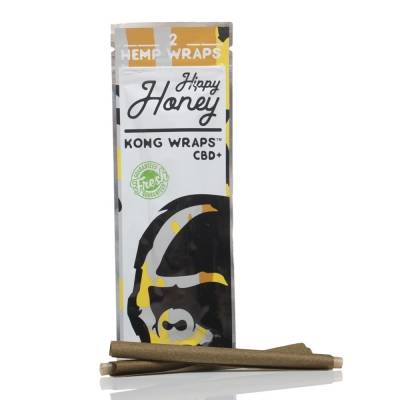 Kong Organic CBD Hemp Wraps 2pk Hippy Honey