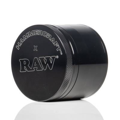 RAW x Hammer Craft 4 part Grinder 55mm Black