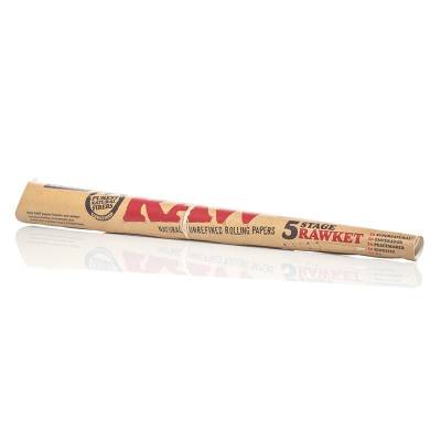 RAW 5 Stage Rawket Pre Rolled Different Sizes + Tips