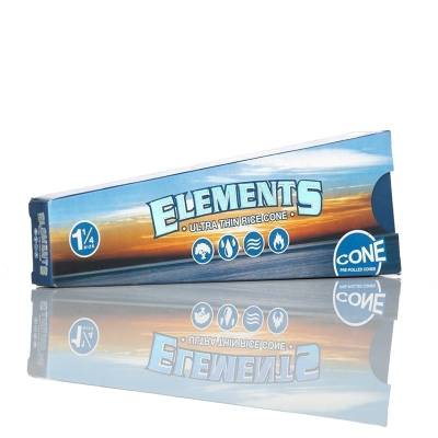 Elements Rice Papers Pre Rolled Cones 6 Per Pack