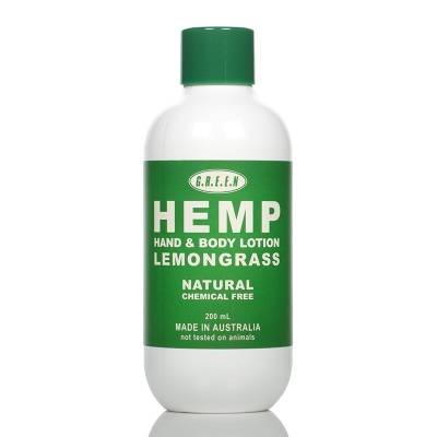 Green Hemp Body Lotion Lemongrass