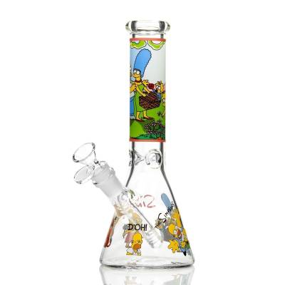Simpsons 10 Inch Glass Beaker Bong