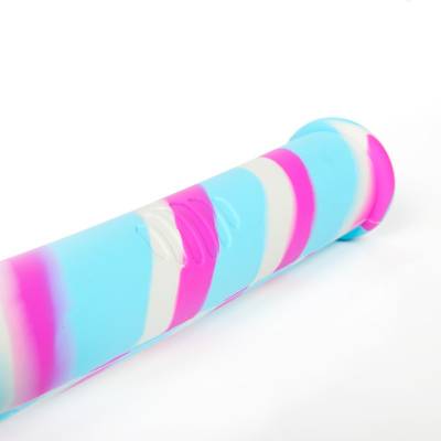 OzBongs Silicone Beaker XLarge 43cm Blue/Pink/White