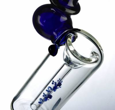 agung bongs bubbler pipe with fixed glass downstem