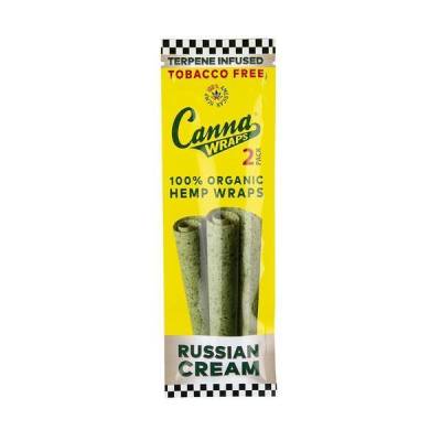 Canna Terpene Infused Hemp 2pk Wraps Russian Cream