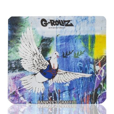G-Rollz 10pk Smell Proof Bags 80mm x 90mm Banksy's Armoured Dove