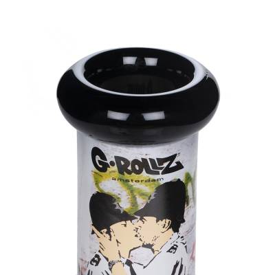 G-Rollz Banksy Beaker Bong Kissing Coppers