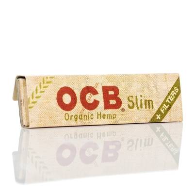 OCB Organic Hemp King Size Slim Papers + Tips
