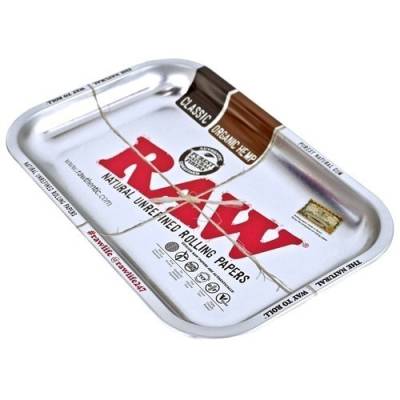 RAW Rolling Tray Medium Silver