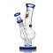 agung bongs glass bubble bong with blue coloured accents