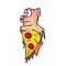 Trog Pizza Pig Sticker Medium