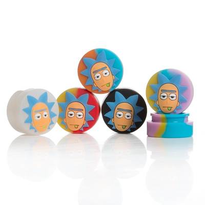 Rick & Morty Silicone Puck Style Stash Container