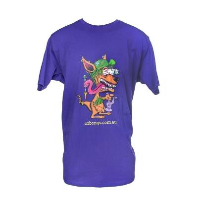 OzBongs T-Shirt Kanga Purple