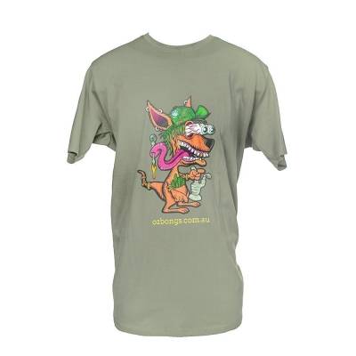 OzBongs T-Shirt Kanga Sage
