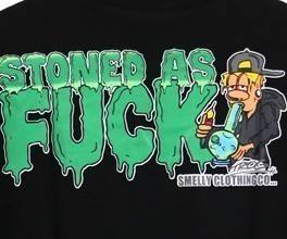 Trog T-shirt Stoned as Fuck Black